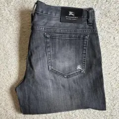 【希少】BURBERRY BLACK LABEL ジーンズ デニム　ブラック