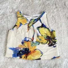 MＩＬＬＹ　花柄 ノースリーブ トップス