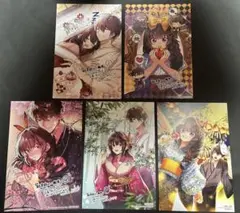 値下げ！5枚☆結界師の一輪華☆特典イラストカード
