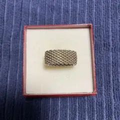 Tiffany&coティファニー廃盤レアサマセットメッシュリング13号