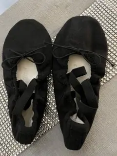【美品】Canvasバレエシューズ ブラック サイズ22㎝【男の子用】