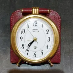 [ジャンク品]　SEIKO　EMBLEM　置き時計