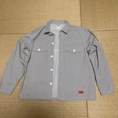 コーエン coen カバーオールジャケット ストライプ Lサイズ