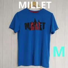 MILLET　ミレー　POLARTEC 半袖Tシャツ　スカイブルー　M