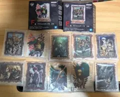 一番くじ　進撃の巨人　壁の外の世界　アクスタ　E賞　F賞　10種セット