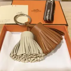 エルメス カルメン ウノドス ゴールド クレ キーホルダー キーリング チャーム