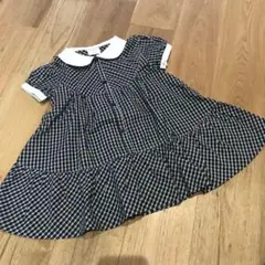 チェック　ワンピース　100cm