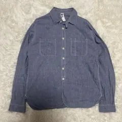 MHL. マーガレットハウエル シャンブレーシャツ　ライトブルー Lサイズ
