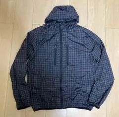 Ｈ＆Ｍ　フード チェック ブルゾン テック