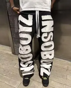y2k uk drill pants opium travis carti 黒