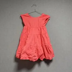サーモンピンク　ワンピース