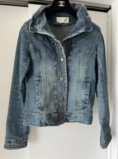 ☆partel ma'am パステルマム☆襟ワイヤー入Gジャン　デニムジャケット