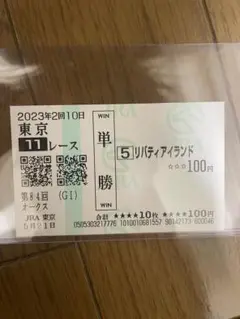 リバティアイランド　オークス現地馬券