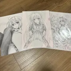 To LOVEる-とらぶる-15周年記念原画展 クリアファイル　モモ　ララ　ナナ