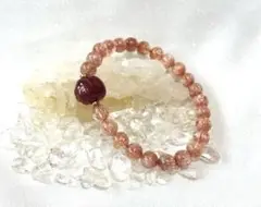 ぶたちゃん(赤瑪瑙)×花火スーパーセブン 金運アップ 天然石 デザブレ 匿名発送
