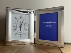 【未使用】FLORENCE KELLY イタリア製 フォトフレーム付き置時計