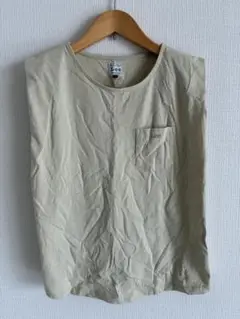 Lee　リー　★　ノースリーブクルーネックＴシャツ　カーキ　Sサイズ