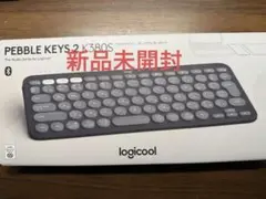 ロジクール ワイヤレスキーボード PEBBLE KEYS 2 K380sGR