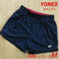 YONEX ヨネックス/レディース ショートパンツ Mサイズ ネイビー②