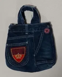 ハンドメイド デニムリメイクトートバック