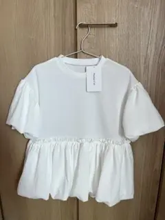 しまむら Plechur Ciel プレシュールシエル パフスリーブトップス L