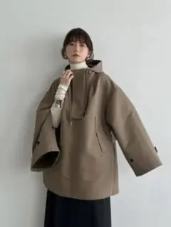 値下【新品タグ付】CLANEクラネSIDEOPENWIDEANORAK