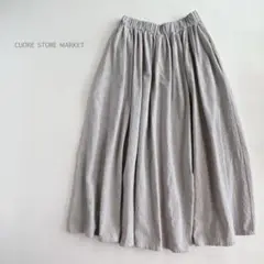 CUORE STORE MARKET ⿻ ヒッコリー スカート コットン 夏 綿