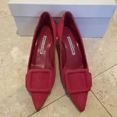 マノロブラニク スエードパンプス 美品