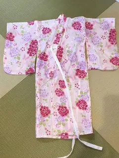 浴衣　花柄　100サイズ