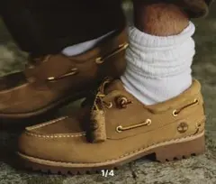 靴 Timberland x andreM hoffwann 3eye 26cm Men's Timberland & andreMhoffwann 3-Eye Lug Handsewn Boat