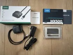 【SSD換装セット❗️】CRUCIAL MX500 と　変換ケーブルのセット
