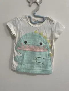 恐竜プリント Tシャツ 80サイズ　綿100%