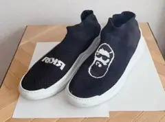 RKKR Shoes スニーカー スリッポン ブラック(27cm)
