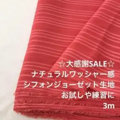 A4L/5350-04◆3m 感謝祭/ポリエステルシフォンジョーゼット生地