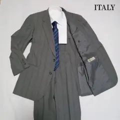 Giovanni SEGANTINI グレー　ストライプ　フリー　ノータック