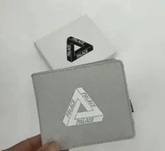 PALACE 二つ折り財布 グレー