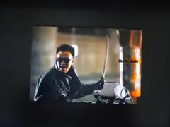 A4 額付き ポスター 松田優作 ブラックレイン SUZUKI バイク シーン