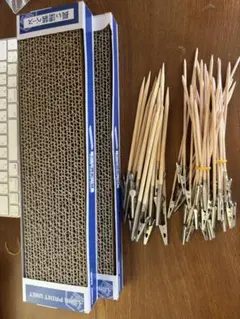 長い塗装ベース2個と持ち手棒