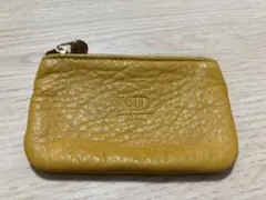 valleyden canadaレザーコインケース イエロー