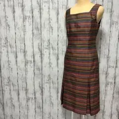 【新品未使用】TODO OLDHAM ノースリーブ ワンピース ボーダー