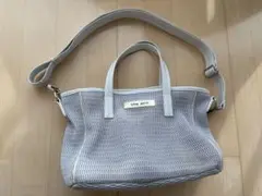 qbagparis ネスト スーパーミニ グレージュ ショルダーバッグ
