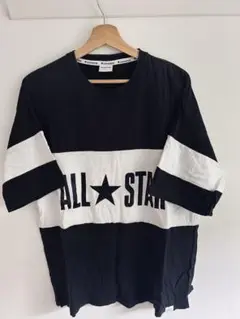 CONVERSE　ALL STAR プリント Tシャツ ブラック/ホワイト