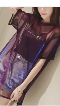 シースルー　タンクトップ 2点セット