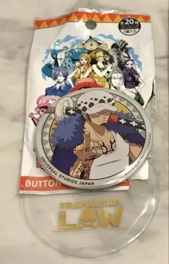 USJ ワンピース　缶バッジ　ロー