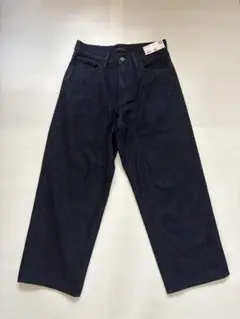 【元値¥4990】ユニクロワイドストレートジーンズ 28inch ブルー