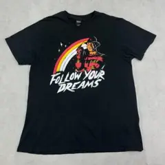 ナイトメア　フレディ　エルム街の悪夢　半袖　Tシャツ　古着　ブラック　黒　XL