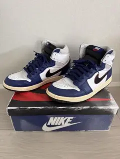 NIKE Air Jordan 1 ネイビー/ホワイト