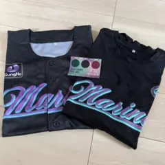 千葉ロッテマリーンズ BLACK SUMMER WEEK ユニフォーム Tシャツ