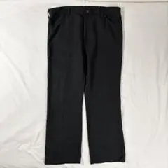 W42L30表記 ラングラー ランチャー ブーツカットスラックス 黒 ブラック