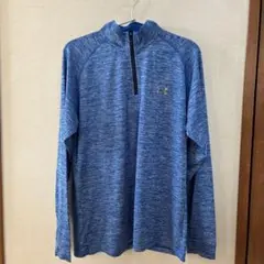 UNDER ARMOUR ハーフジップ トレーニングトップ ブルー